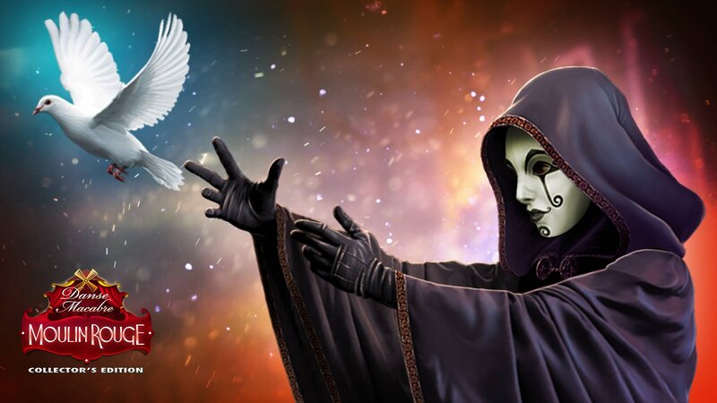 Masked Figure with Dove