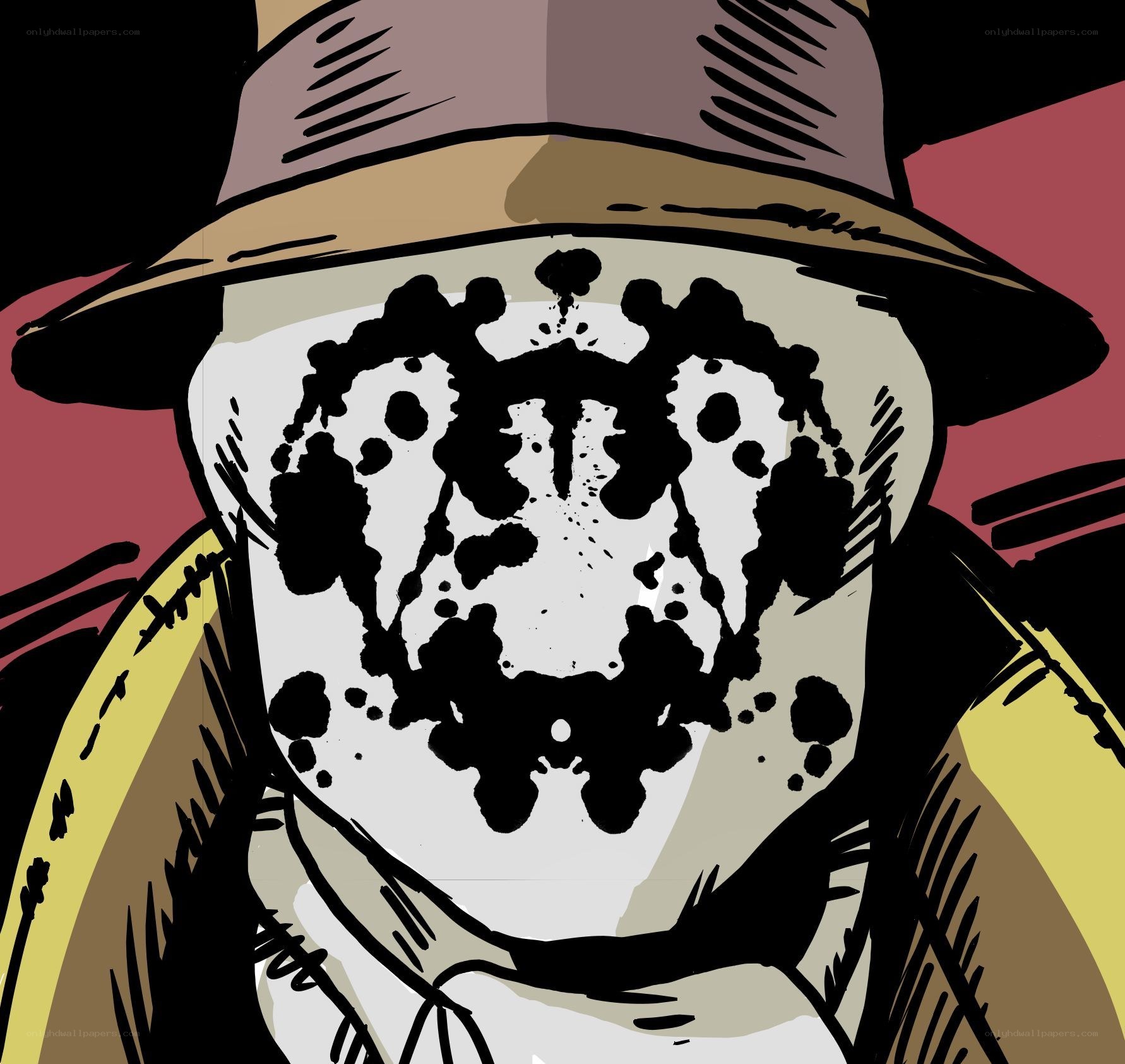 masked figure with hat