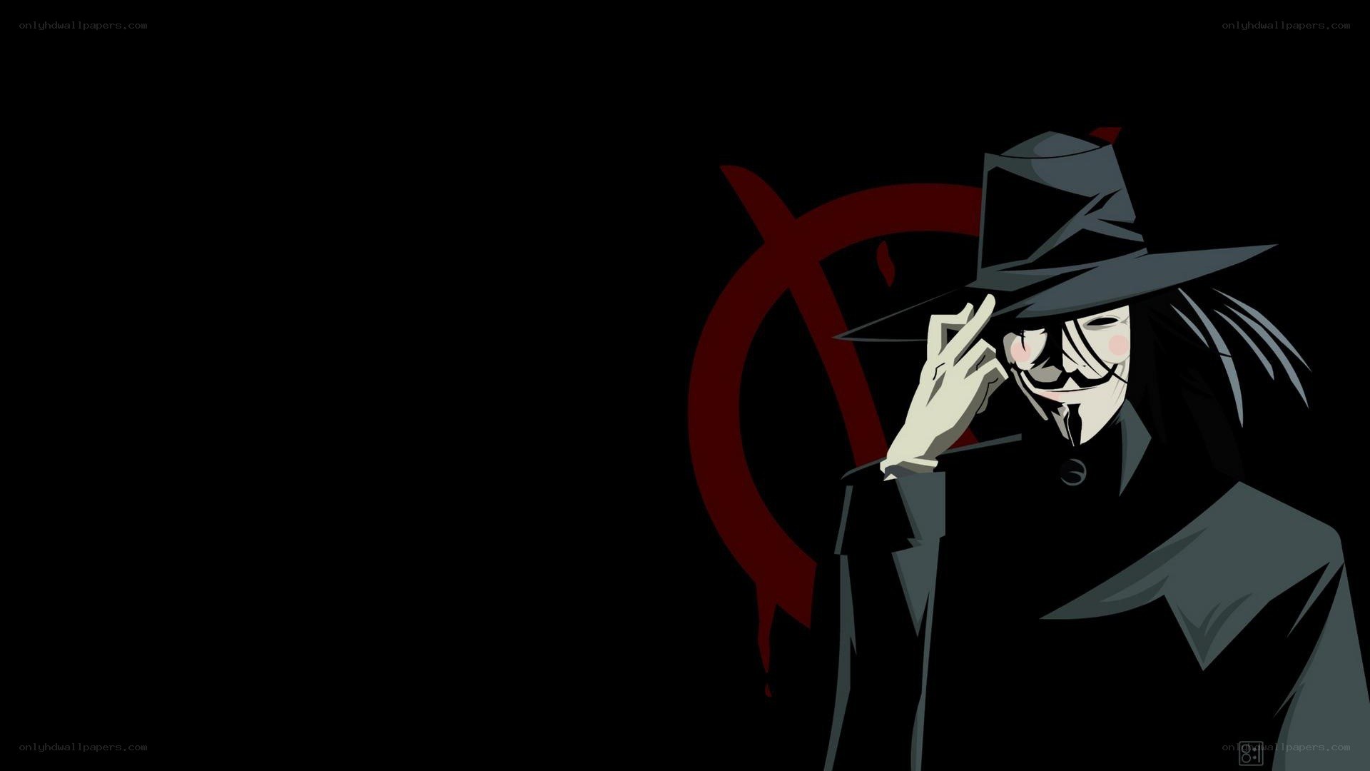 masked figure with hat and mask