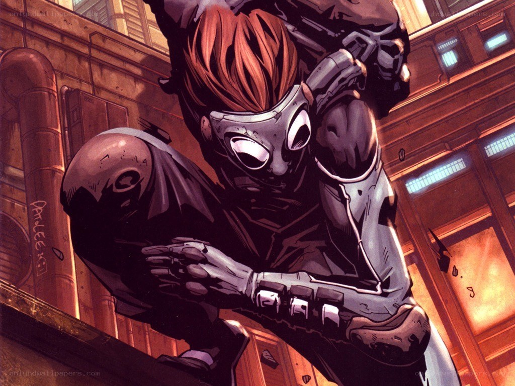 masked hero in action