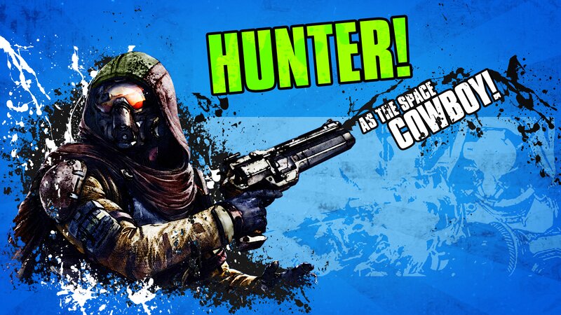 Masked Hunter with Gun