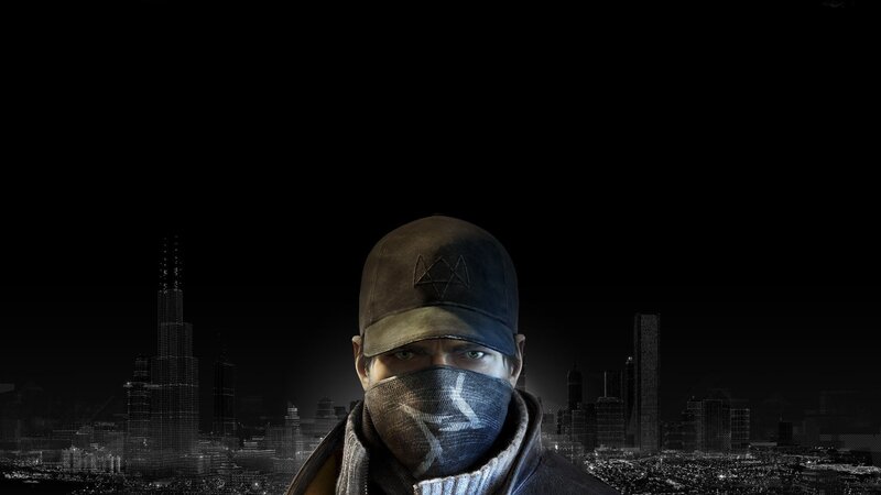 Masked Man in Cap — Black, Dramatic