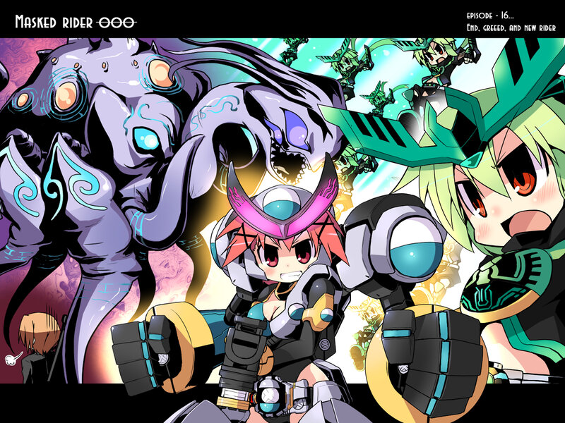 Masked Rider OOO episode art