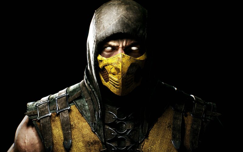 Masked Warrior Character — Black