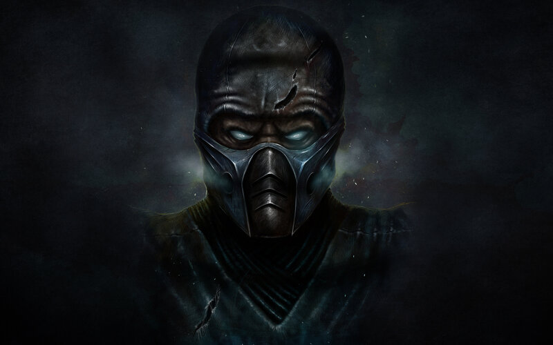 Masked Warrior Figure — Black