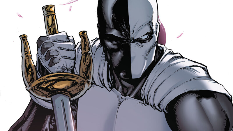 Masked Warrior Holding Sword