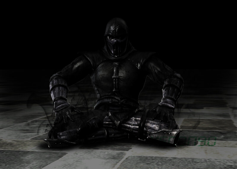 Masked Warrior in Armor
