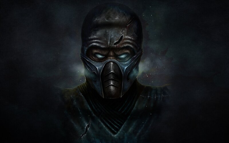 Masked Warrior in Dark Hood