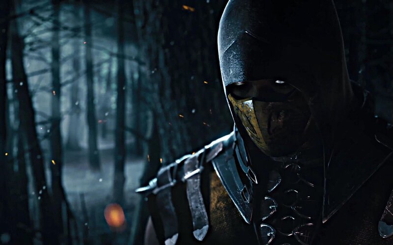 Masked Warrior in Forest
