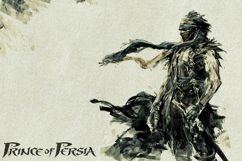 Masked Warrior in Motion — Black, Dramatic, Illustration, Sword