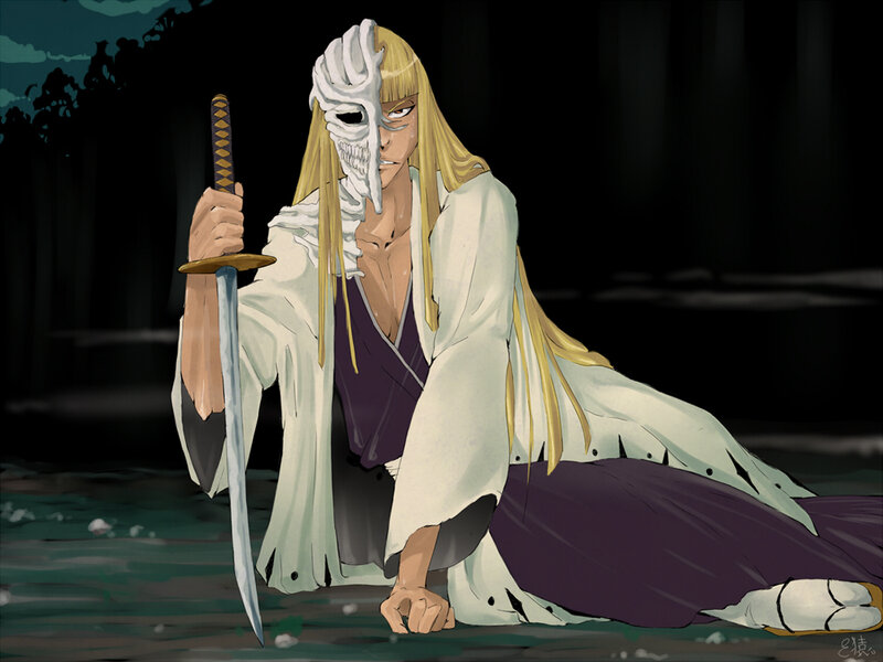 Masked Warrior Kneeling
