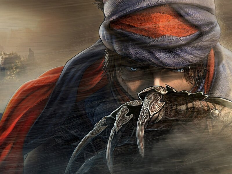 Masked Warrior with Claws — Gray, Dramatic