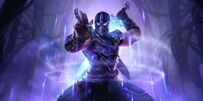 Masked Warrior with Daggers