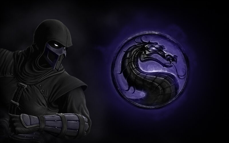 Masked Warrior with Dragon Emblem — Black, Dramatic