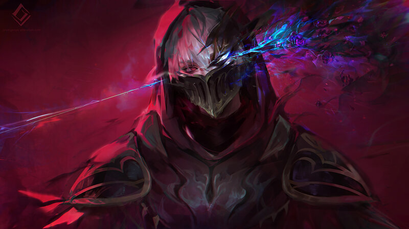 Masked Warrior with Energy