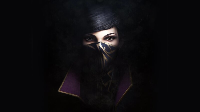 Masked Woman with Dark Hair