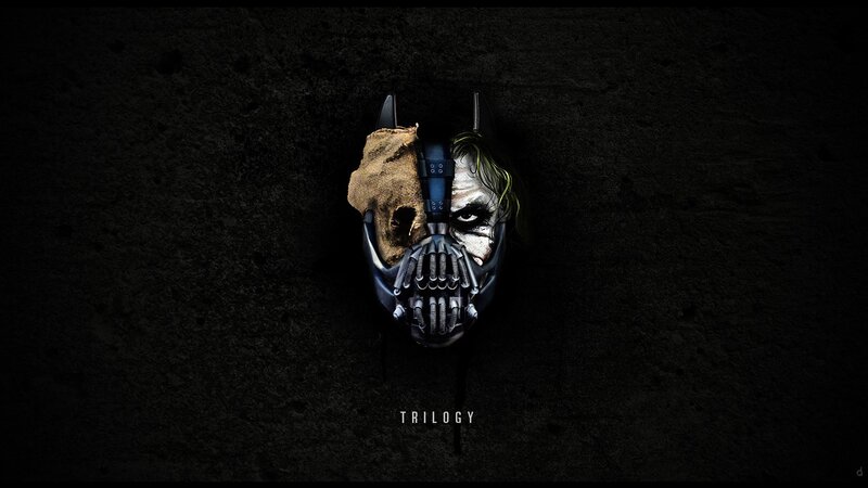 Masks of Two Characters — Black