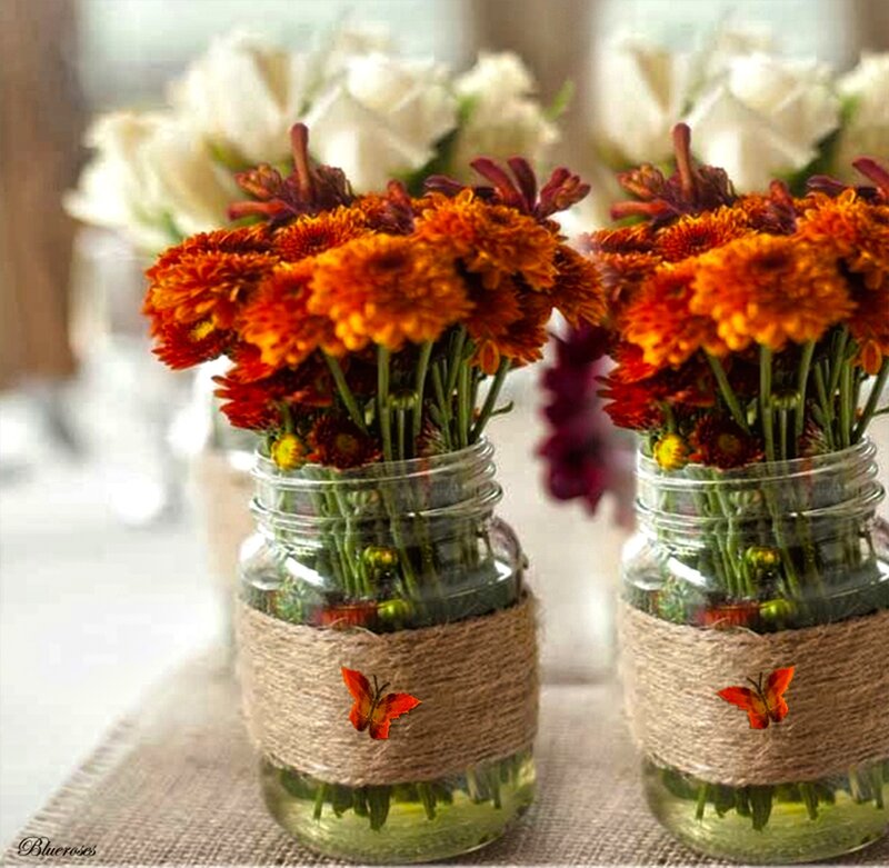 Mason Jar Flower Arrangements