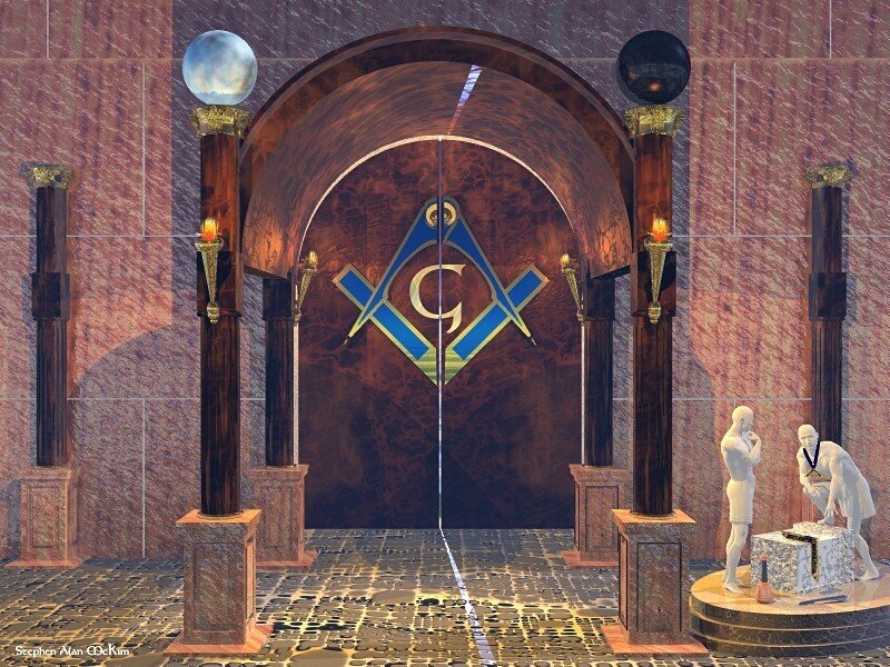 Masonic Lodge Entrance