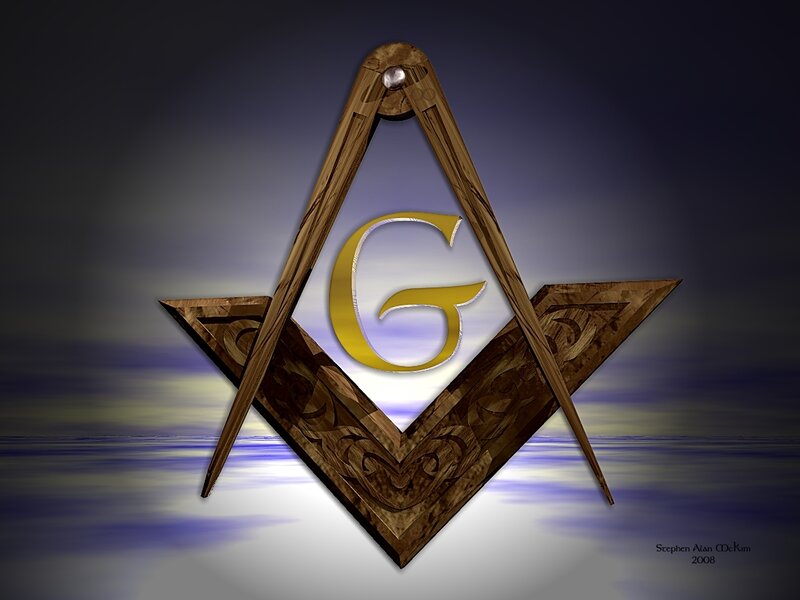 Masonic Symbol with Letter G