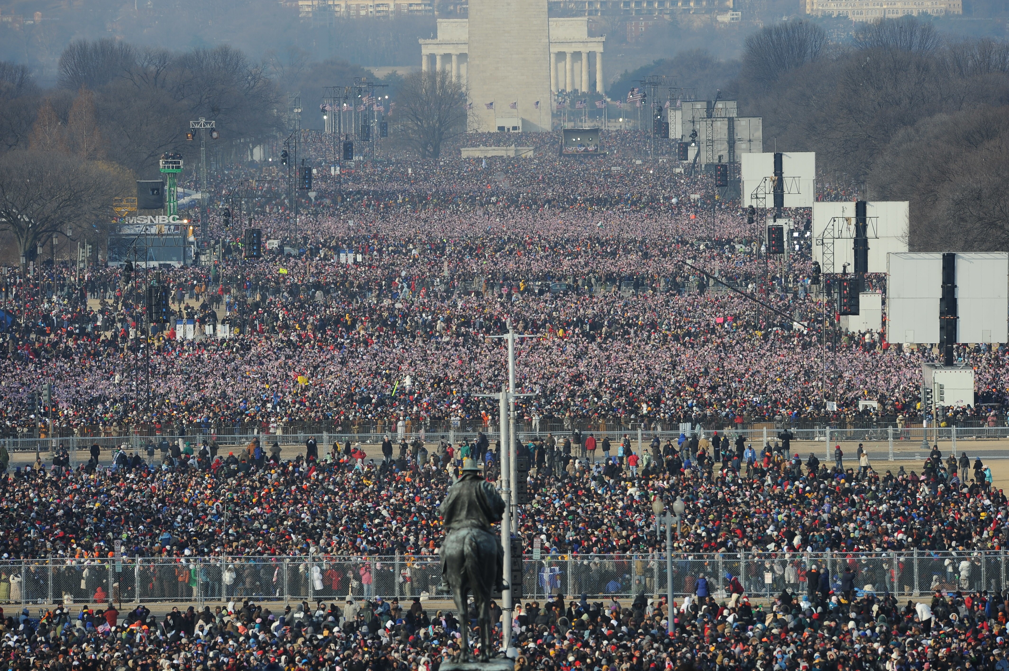 Mass crowd at National Mall