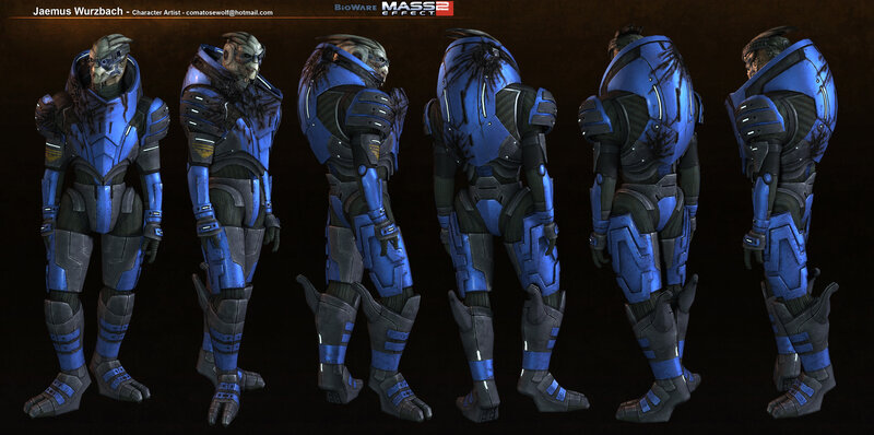 Mass Effect 2 character armor