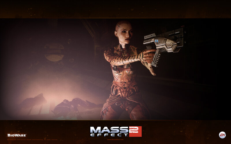Mass Effect 2 character art