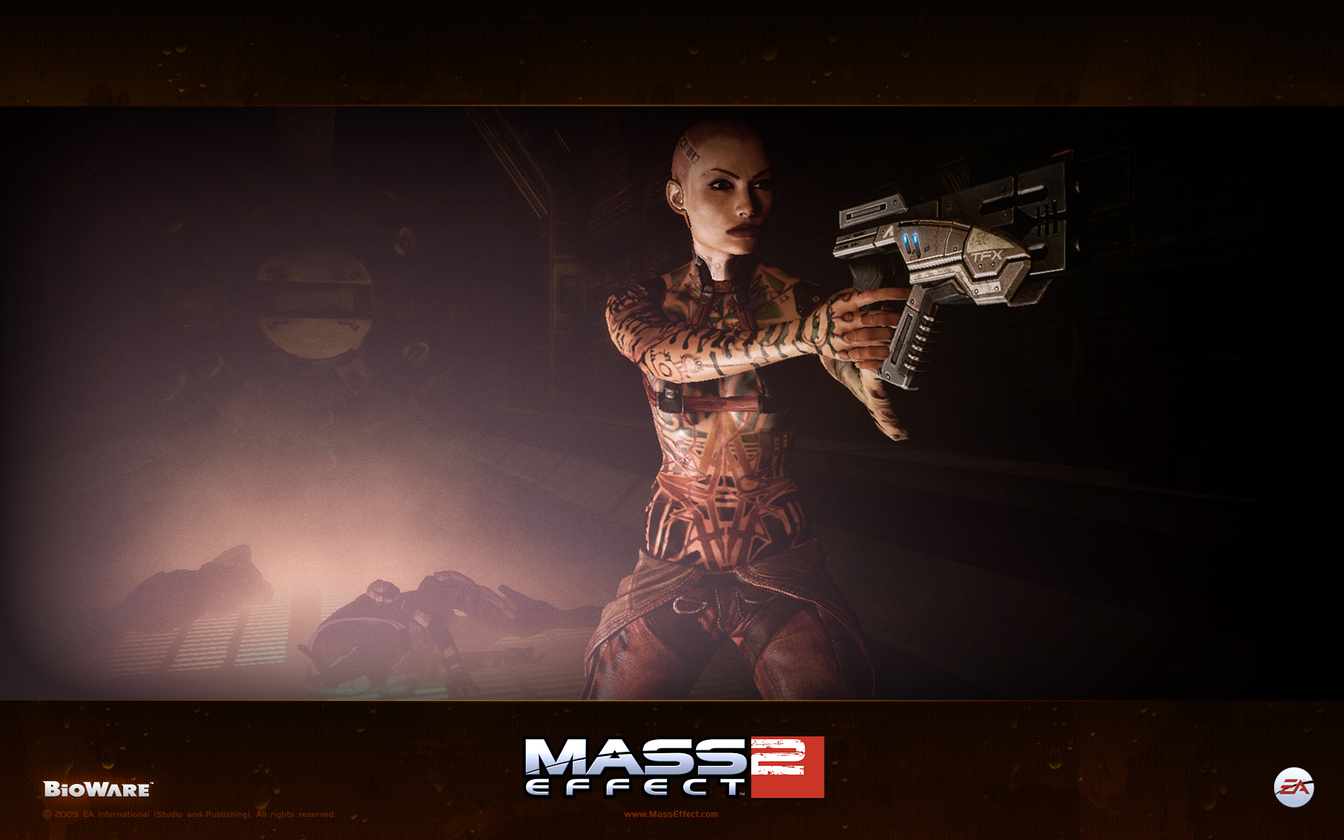 Mass Effect 2 character art