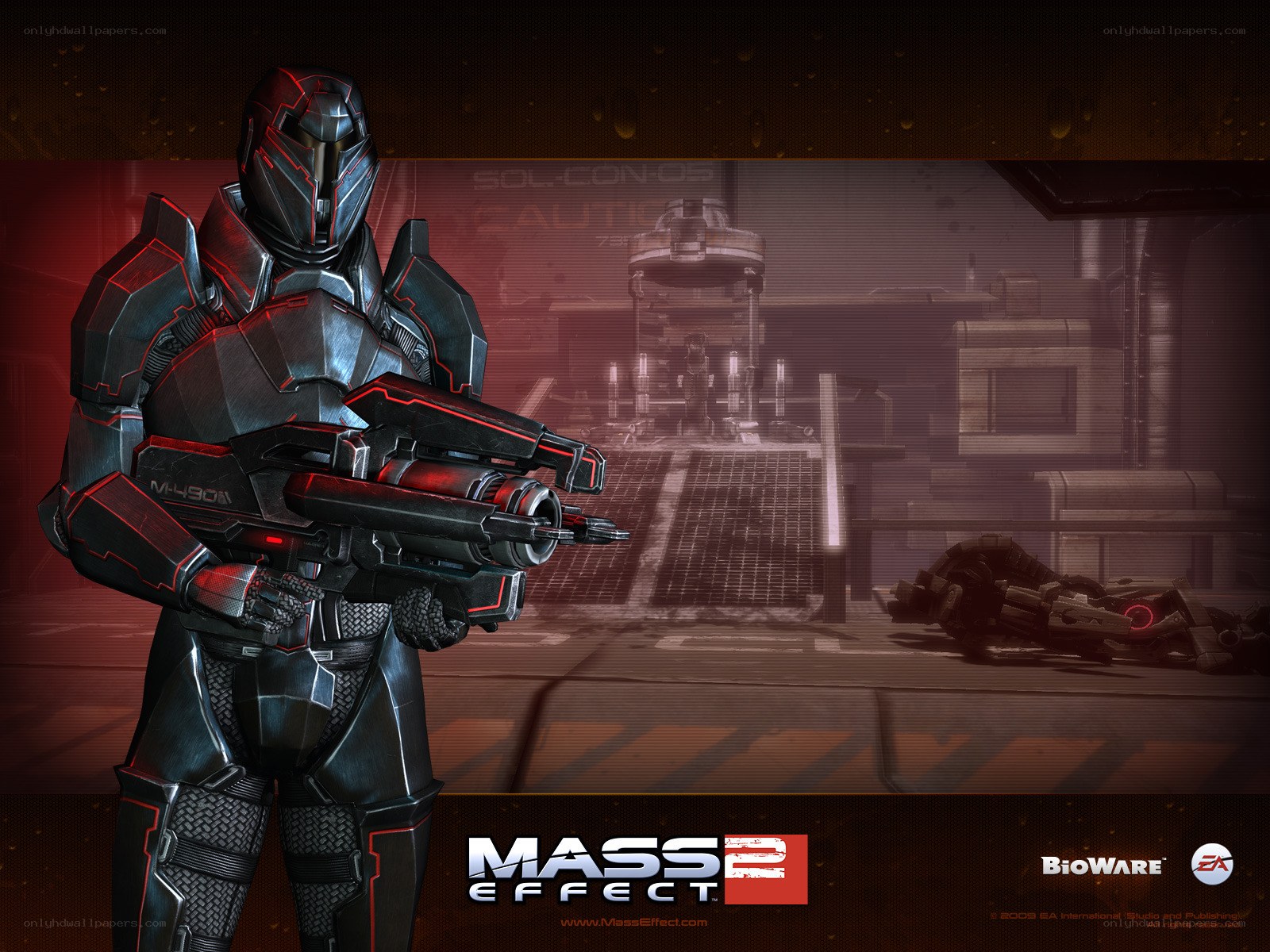 Mass Effect 2 character art