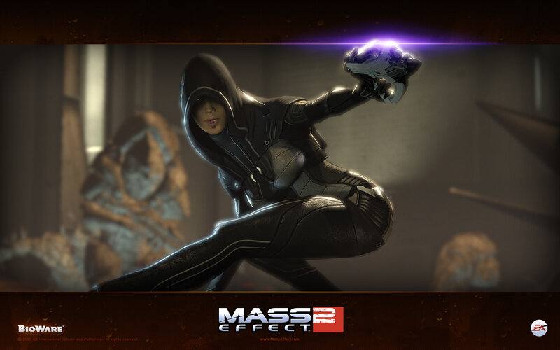 Mass Effect 2 character art