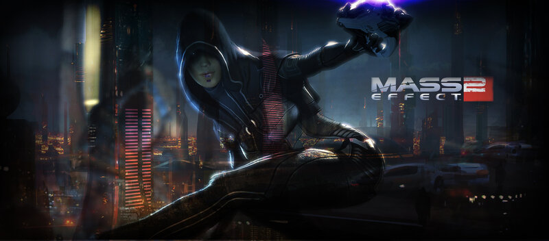 Mass Effect 2 character art