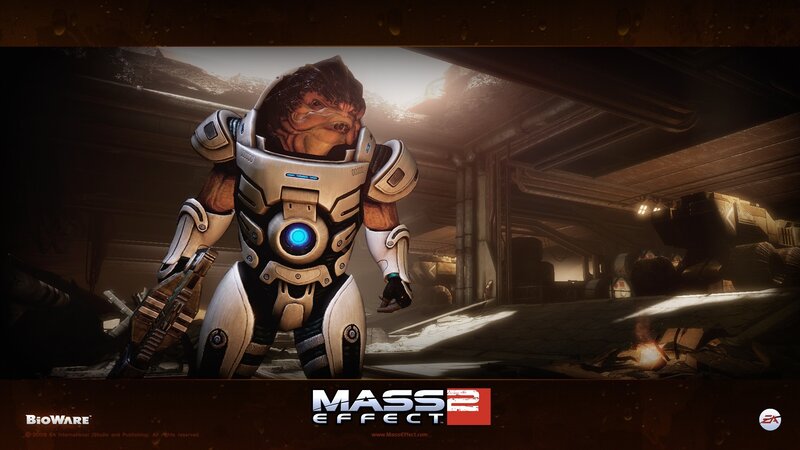 Mass Effect 2 character art