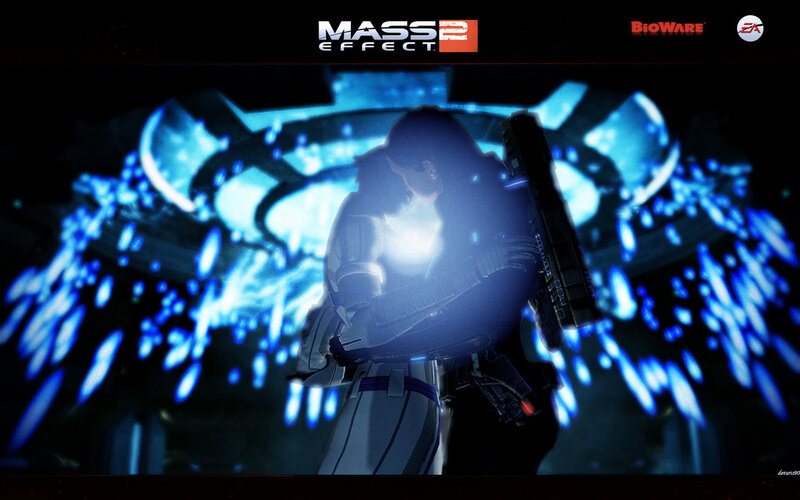 Mass Effect 2 character artwork