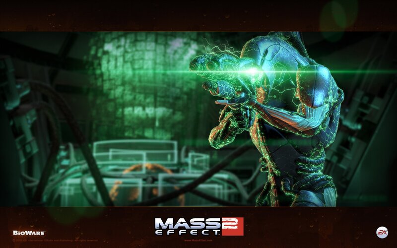 Mass Effect 2 character artwork