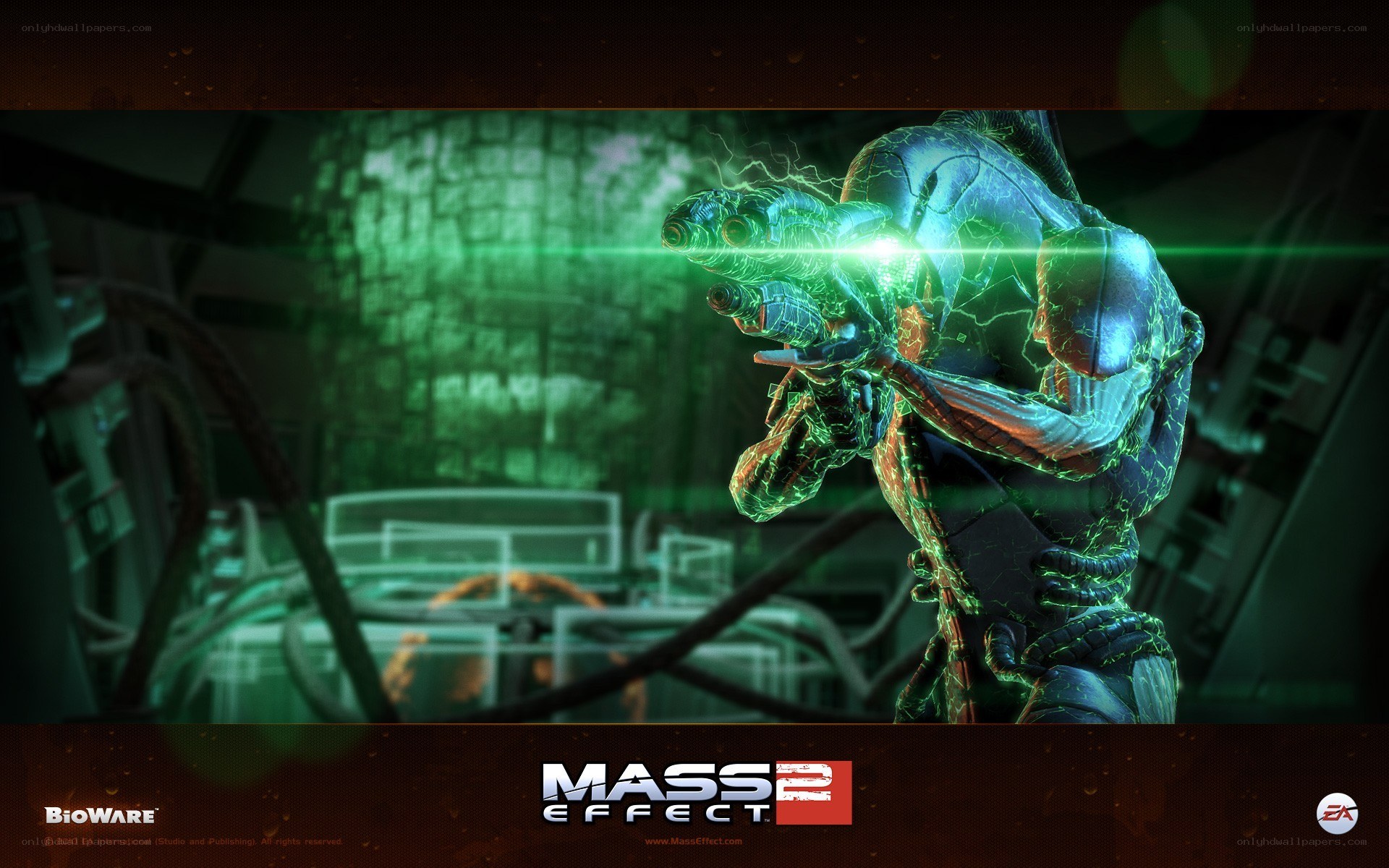 Mass Effect 2 character artwork
