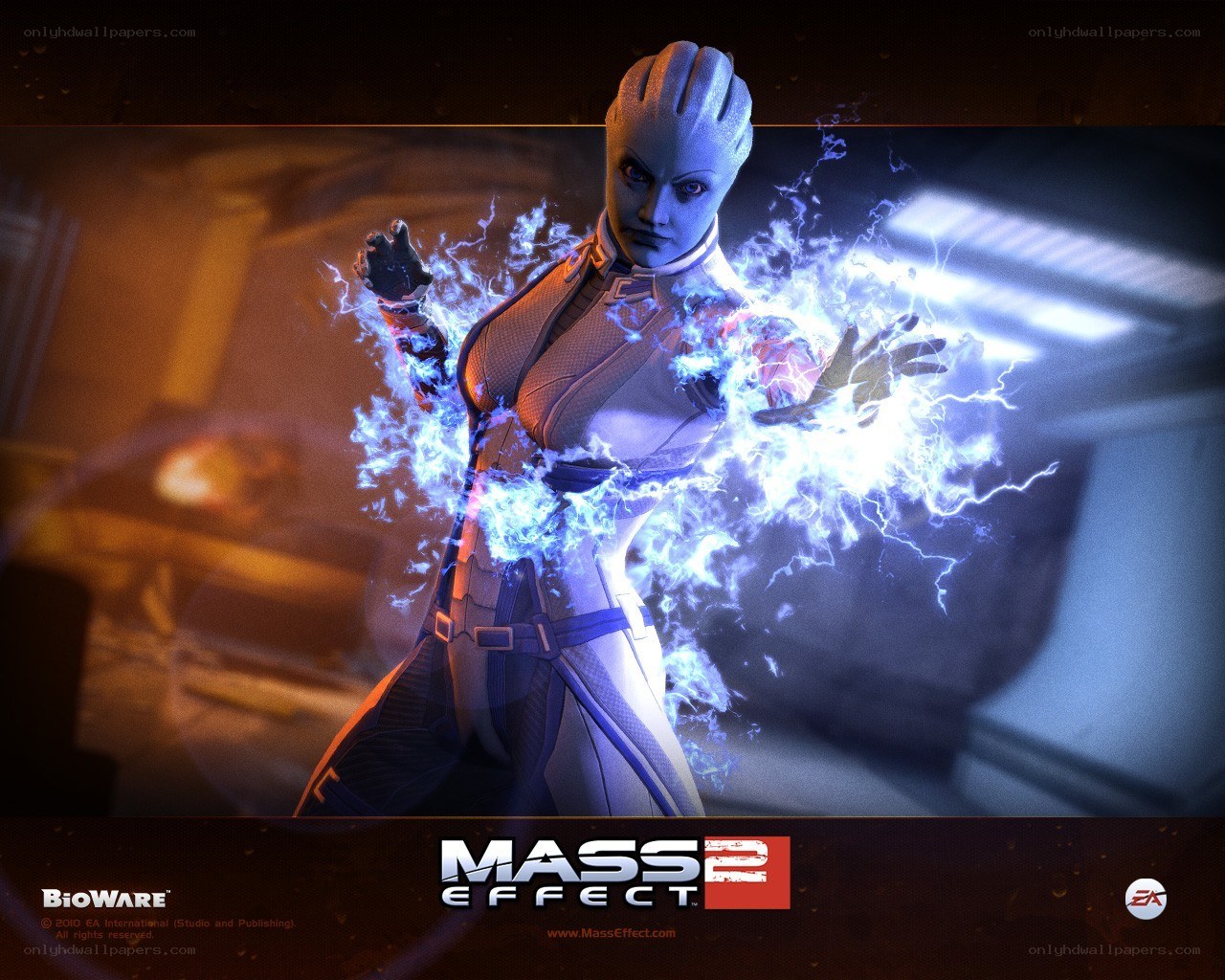 Mass Effect 2 character with energy powers