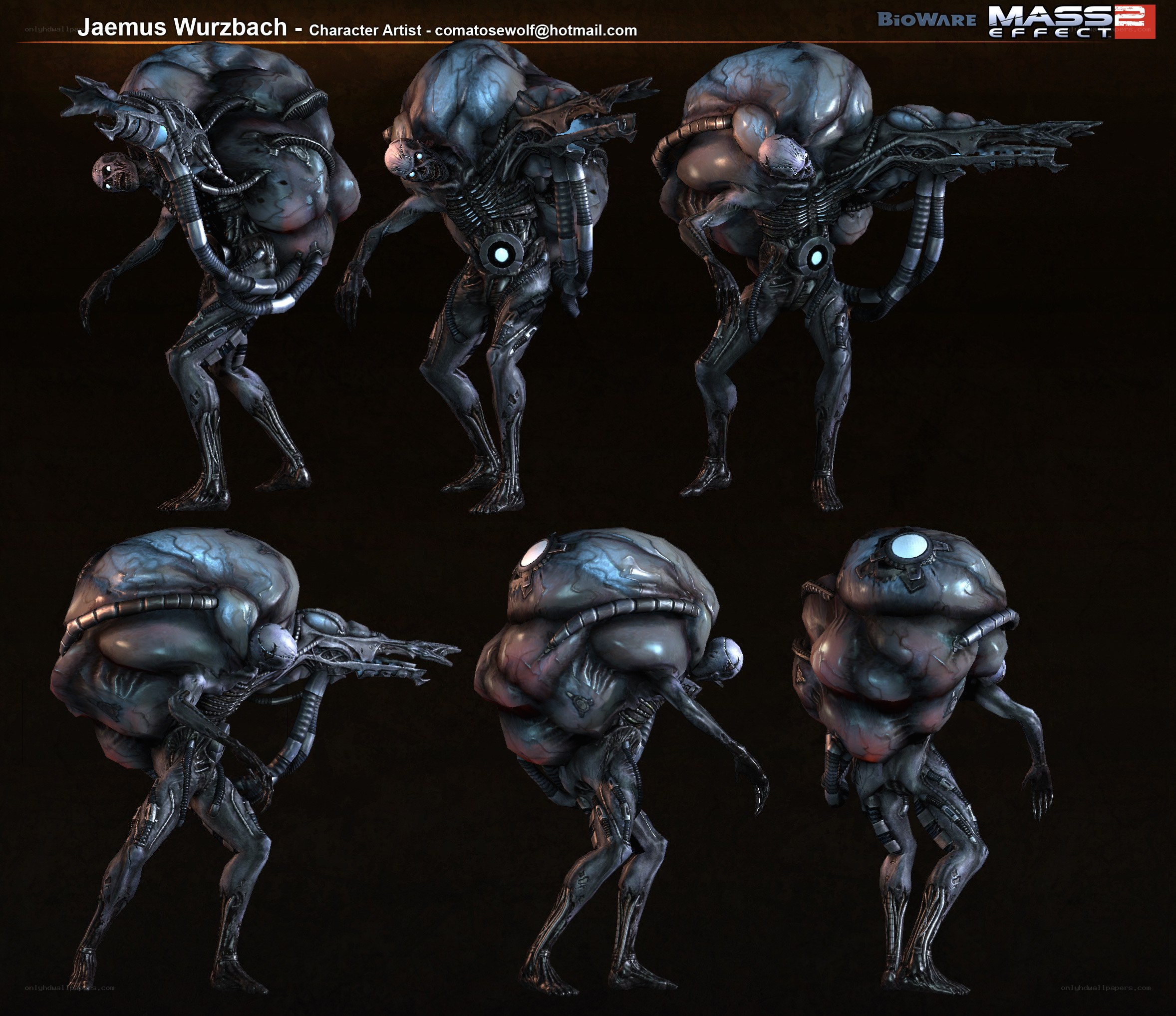 Mass Effect 2 Geth Concept Art