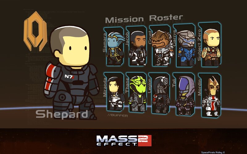 Mass Effect 2 mission roster