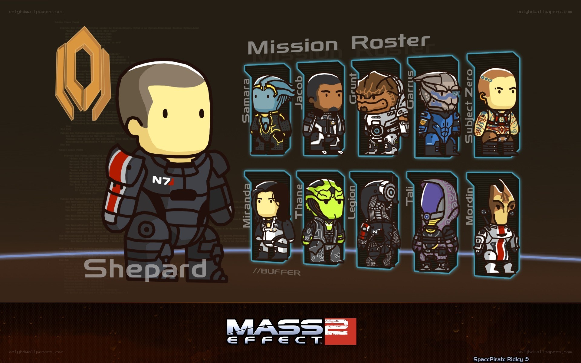 Mass Effect 2 mission roster