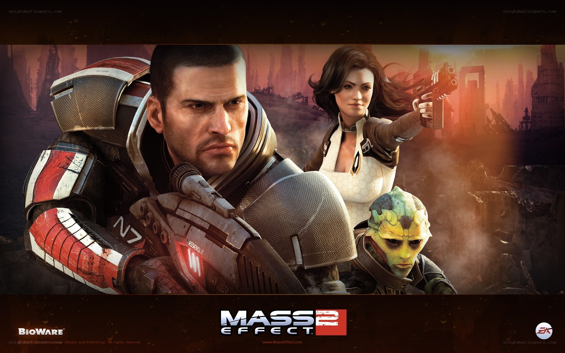 Mass Effect 2 promotional art