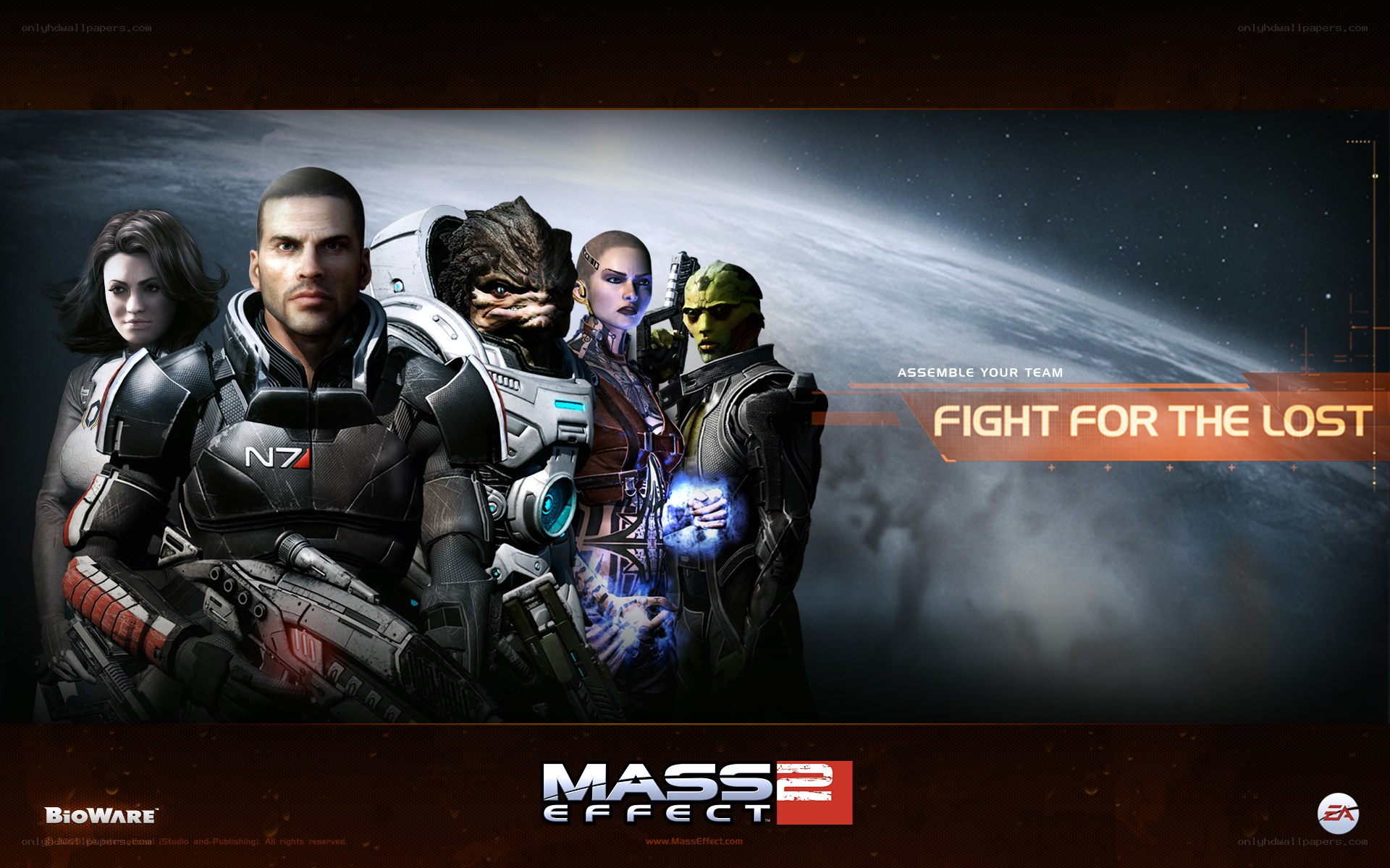 Mass Effect 2 team lineup