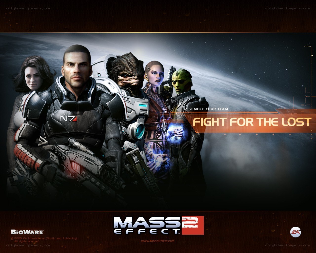 Mass Effect 2 team poster