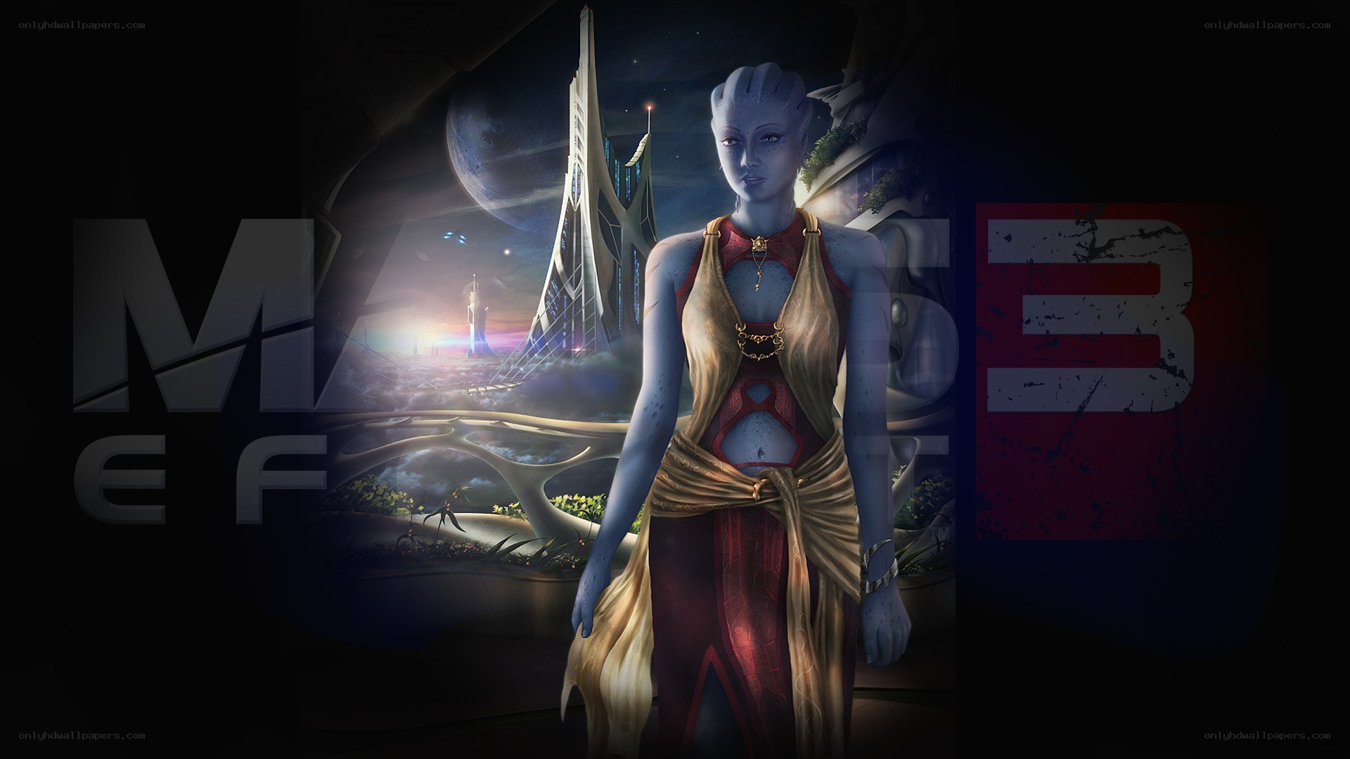 Mass Effect 3 character art