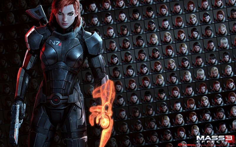 Mass Effect 3 character customization