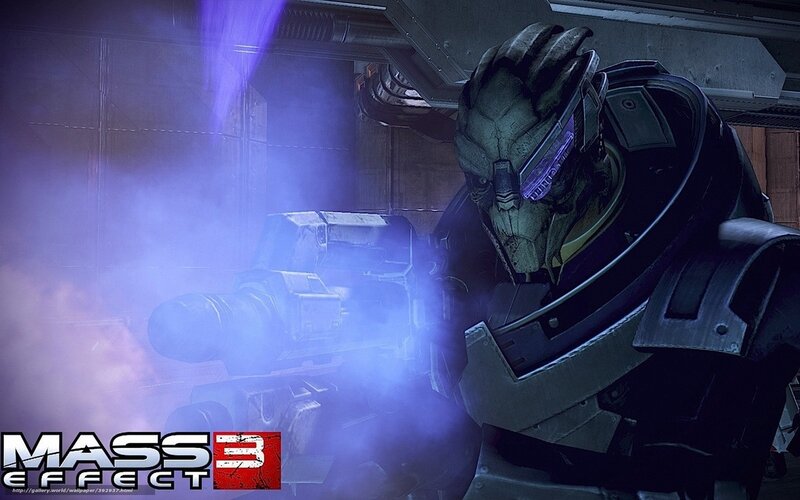 Mass Effect 3 character in combat