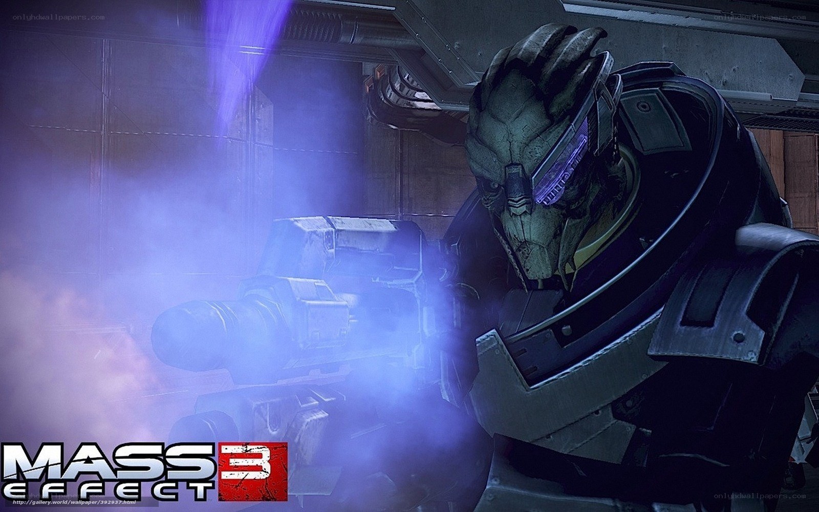 Mass Effect 3 character in combat