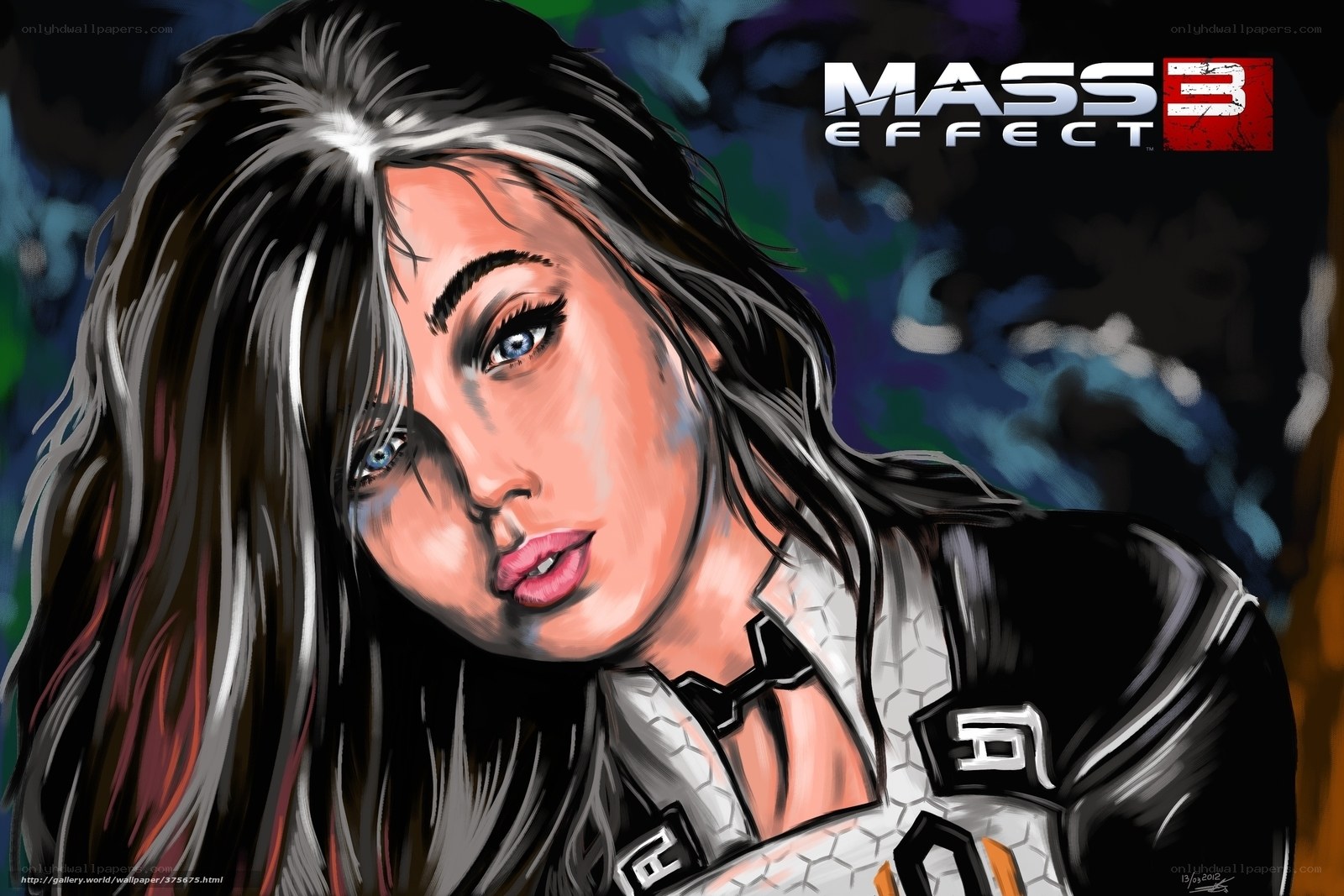 Mass Effect 3 character portrait