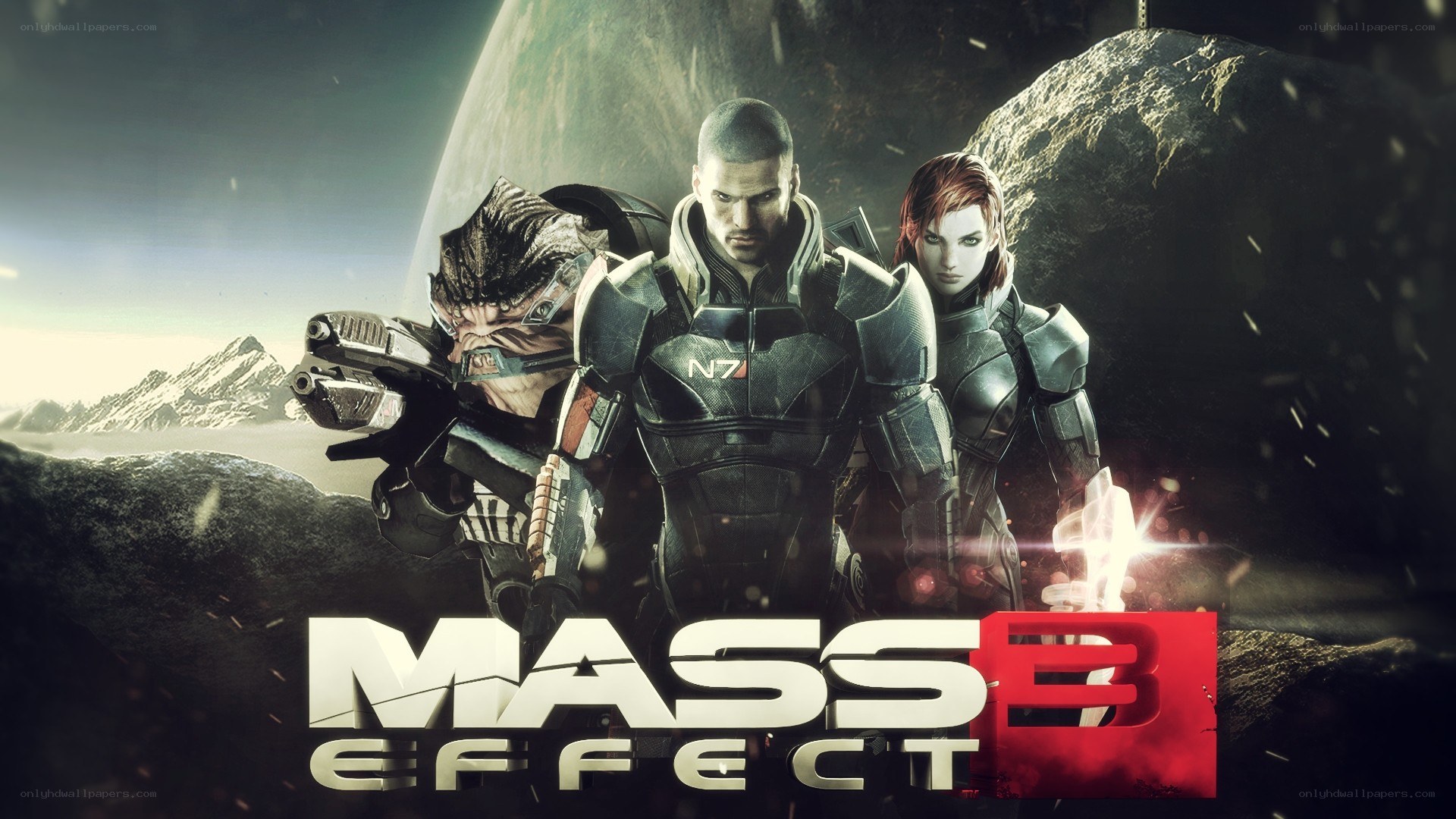 Mass Effect 3 game cover art