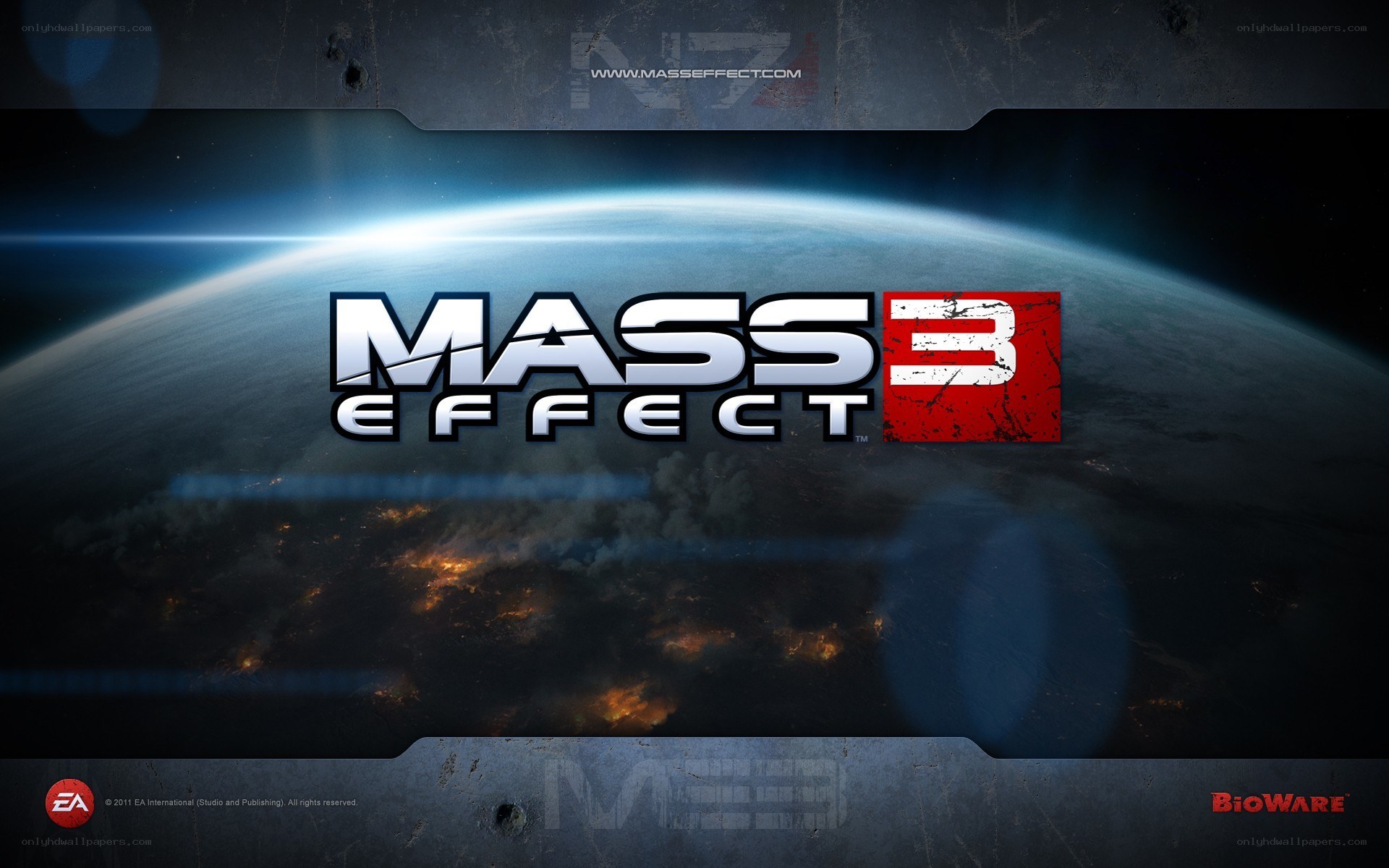 Mass Effect 3 game title art
