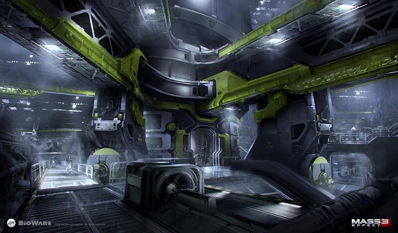 Mass Effect 3 interior concept art